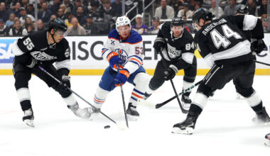 Projected Lineups for the Kings vs Oilers - 4/27/25 - The Hockey Writers - Projected Lineups