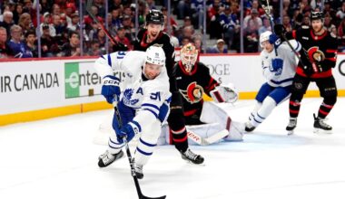 Leafs beat Senators in OT for second-straight game to take 3-0 series lead