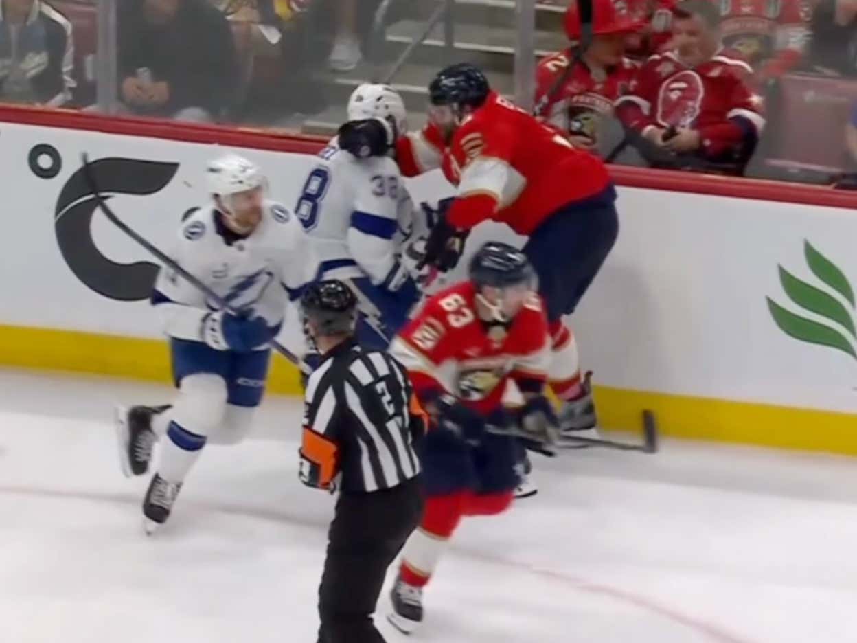 Sorry, Nerds, But This Dirtball Hit From Aaron Ekblad Was Just Good Ol' Playoff Hockey