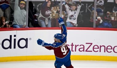 Gabe Landeskog scores to add to remarkable comeback story