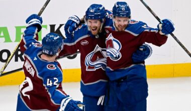 Gabe Landeskog powers Avalanche effort with goal, assist in Game 4 win