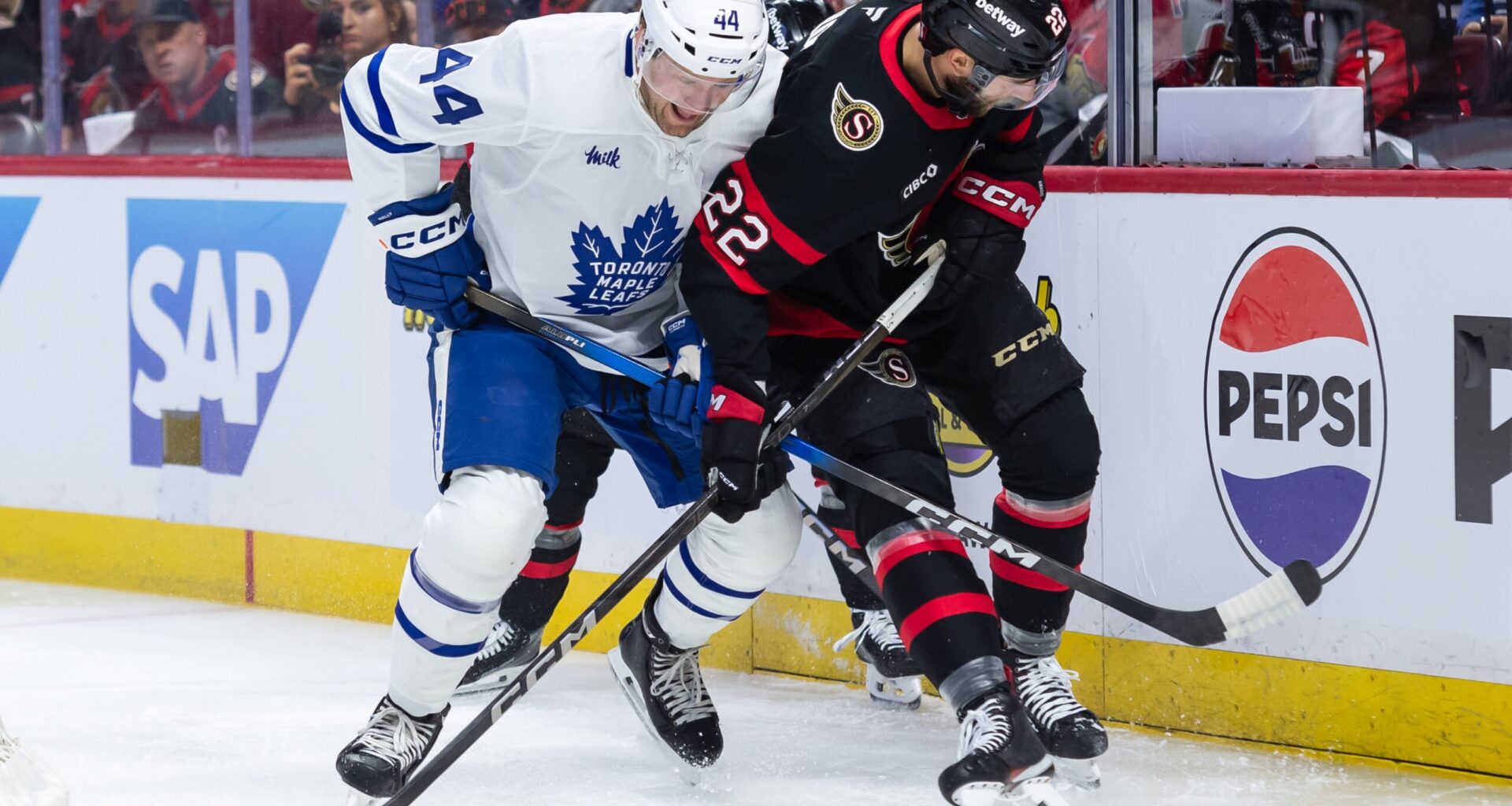 The Battle of Ontario of the Leafs and Sens First-Round Series