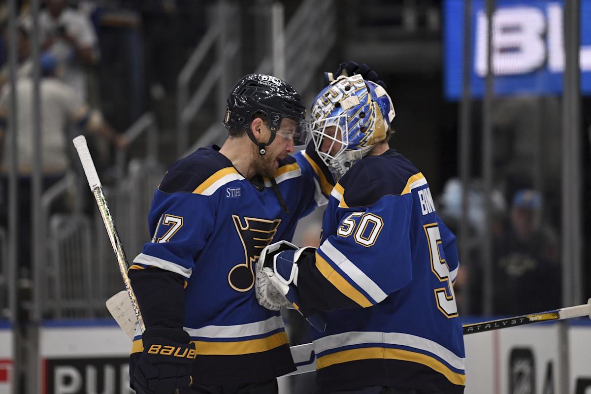 NHL playoffs: Blues beat Jets 5-1 to tie series at 2-2