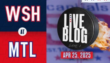 Live updates: Washington Capitals vs Montreal Canadiens – Round 1, Game 3