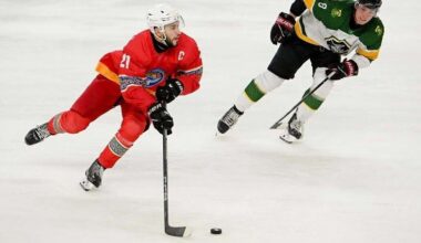 Captain of Kyrgyz hockey team named top scorer at World Championship in Turkey