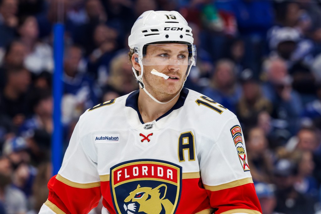 Florida's Matthew Tkachuk has two goals and an assist in this series so far.