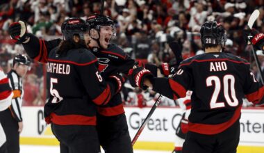 Svechnikov comes up big in Hurricanes' 1st-round series win against Devils