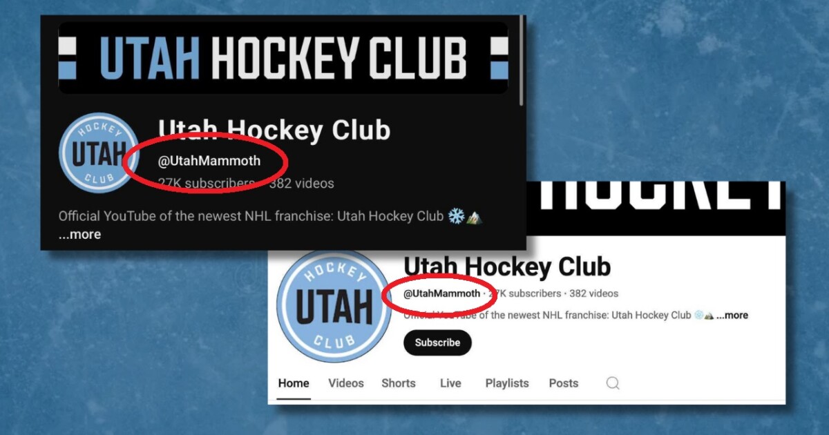 Whoops! Did Utah Hockey Club make 'Mammoth' nickname mistake?
