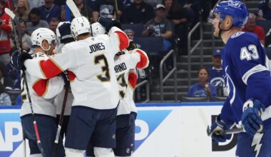 Panthers advance in NHL playoffs with convincing series win against Lightning