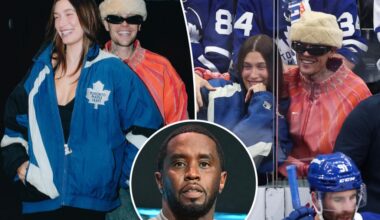 Justin Bieber is all smiles for NHL date night with Hailey after breaking silence on Sean 'Diddy' Combs' trial