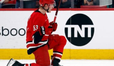 Hurricanes rookie Jackson Blake builds upon his father's legacy in the NHL :: WRALSportsFan.com