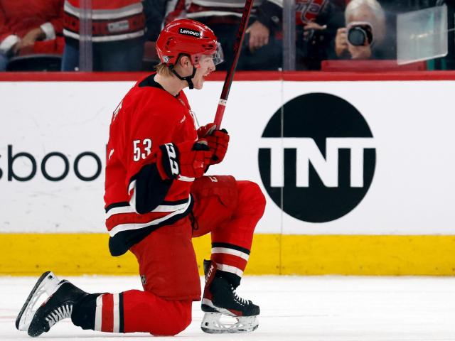 Hurricanes rookie Jackson Blake builds upon his father's legacy in the NHL :: WRALSportsFan.com