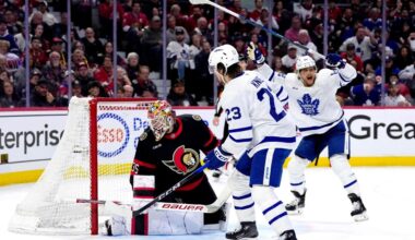 Maple Leafs advance to the 2nd round of NHL playoffs by eliminating Senators 4-2 in Game 6