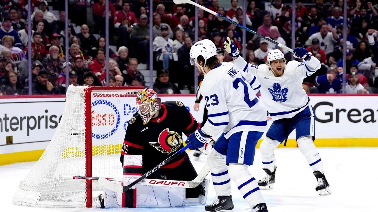 Maple Leafs advance to the 2nd round of NHL playoffs by eliminating Senators 4-2 in Game 6