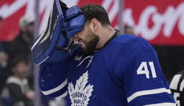Maple Leafs' Anthony Stolarz Not Yet Ruled Out For Game 2