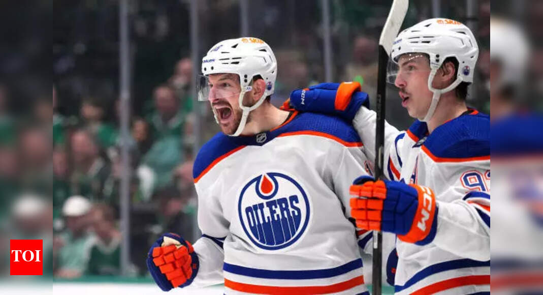 Edmonton Oilers: Zach Hyman's game-winning goal pushes Edmonton Oilers to a record comeback victory over Golden Knights in Game 1 | NHL News