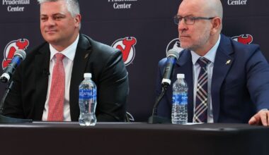 A Low Key New Jersey Devils Season Ending Press Conference by GM Tom Fitzgerald and HC Sheldon Keefe
