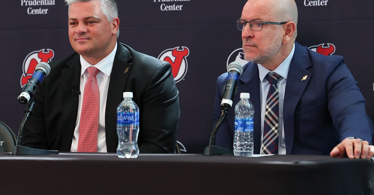 A Low Key New Jersey Devils Season Ending Press Conference by GM Tom Fitzgerald and HC Sheldon Keefe