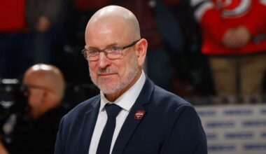 Devils GM Tom Fitzgerald recounts son's nightmare hockey injury