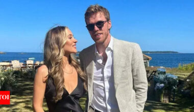 Connor McDavid’s wife Lauren Kyle celebrates Oilers’ Game 5 win after missing the match against the Vegas Golden Knights | NHL News