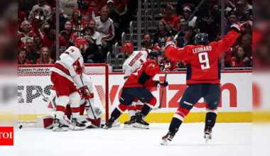 Washington Capitals: Washington Capitals lose Game 5 to Carolina Hurricanes in Game 5, concluding their 2024-25 NHL playoff run | NHL News