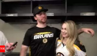 Jeremy Swayman and his wife maintain a grounded life amid NHL success | NHL News