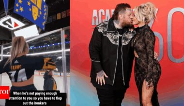 Bunnie XO flashes husband Jelly Roll during arena photoshoot: His reaction says it all | International Sports News