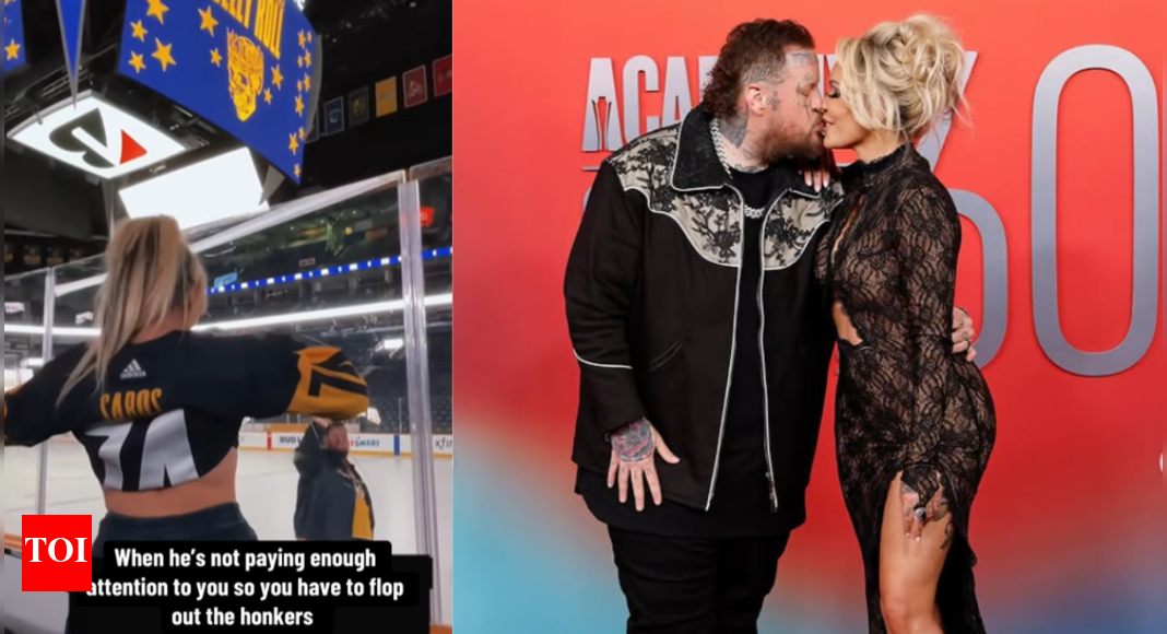 Bunnie XO flashes husband Jelly Roll during arena photoshoot: His reaction says it all | International Sports News