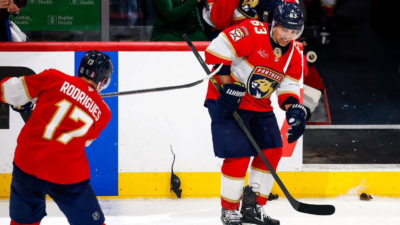 Why the Florida Panthers shoot plastic rats at Brad Marchand