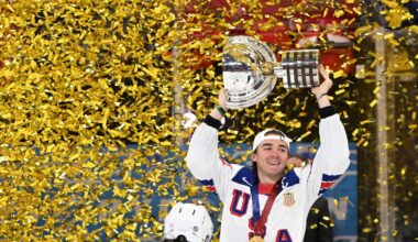 USA Hockey Wins First Worlds Gold Since 1933 On Tage Thompson’s Goal