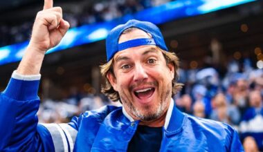 Will Arnett spotted hyping up Toronto Maple Leafs playoff crowd