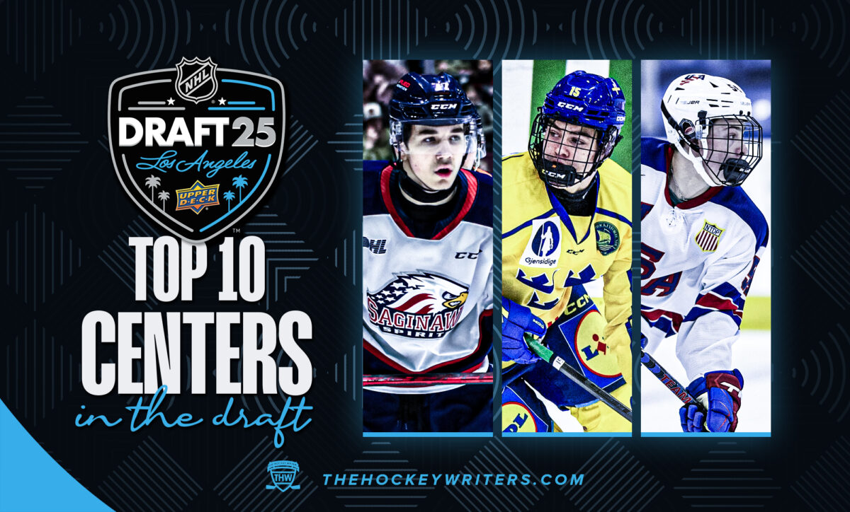 Top 10 Centers in the 2025 NHL Draft Michael Misa, Anton Frondell and James Hagens