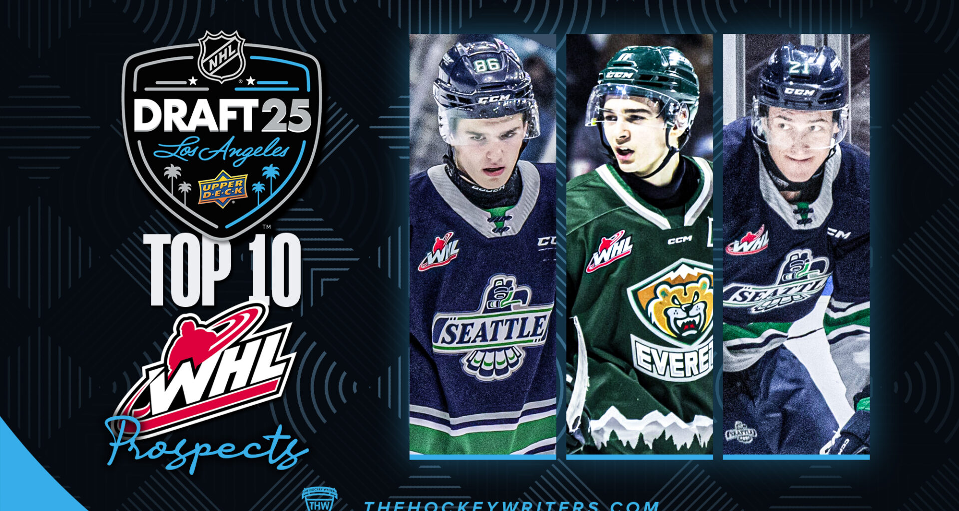 Top 10 WHL Prospects Braeden Cootes, Carter Bear, and Radim Mrtka