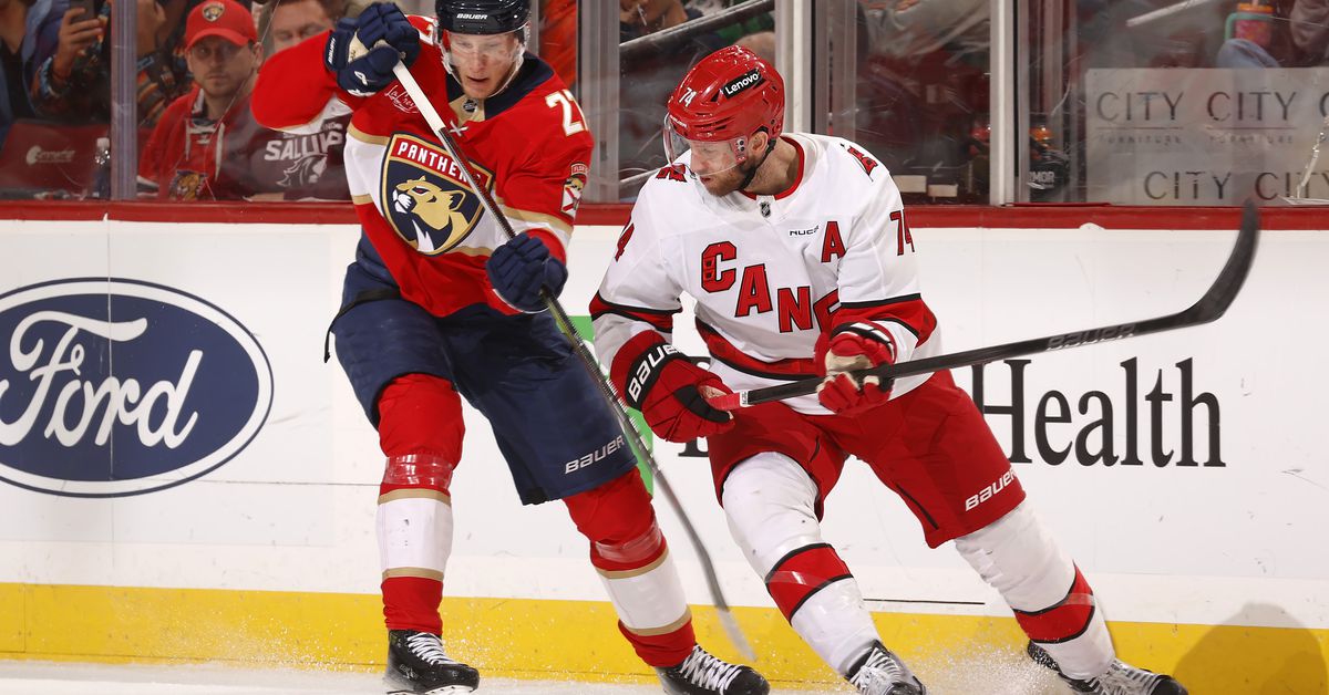 NHL 25: Canes take Game 1 over Panthers in 3-1 triumph