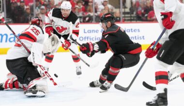 New Jersey Devils Still Unable To Figure Out Carolina Hurricanes In 4-1 Loss In Game 1