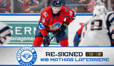 Springfield Thunderbirds | Blues Sign F Mathias Laferriere to…