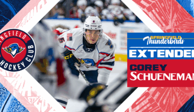 Springfield Thunderbirds | Blues Sign D Corey Schueneman to One-Year…