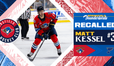 Springfield Thunderbirds | Blues Recall D Matt Kessel from T-Birds