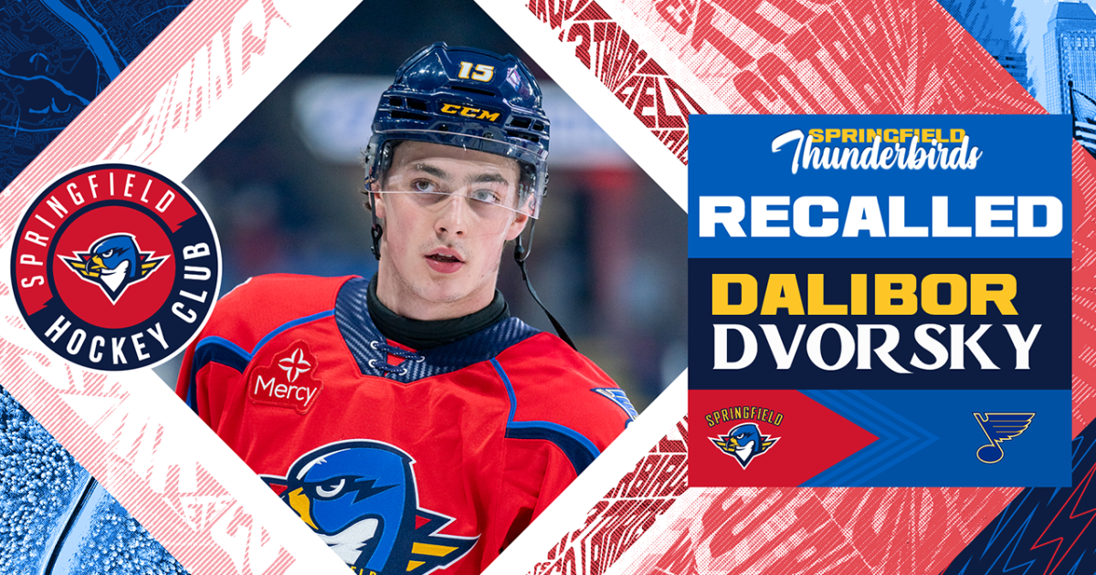 Springfield Thunderbirds | Blues Recall Dalibor Dvorsky