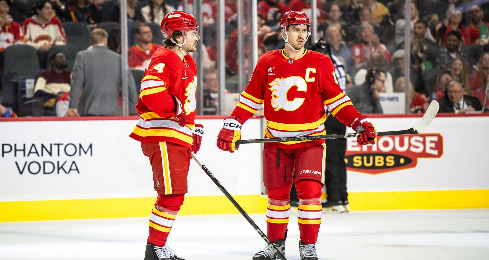 NHL: Vegas Golden Knights at Calgary Flames - Source: Imagn