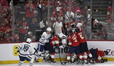 NHL fines Domi for late hit on Barkov