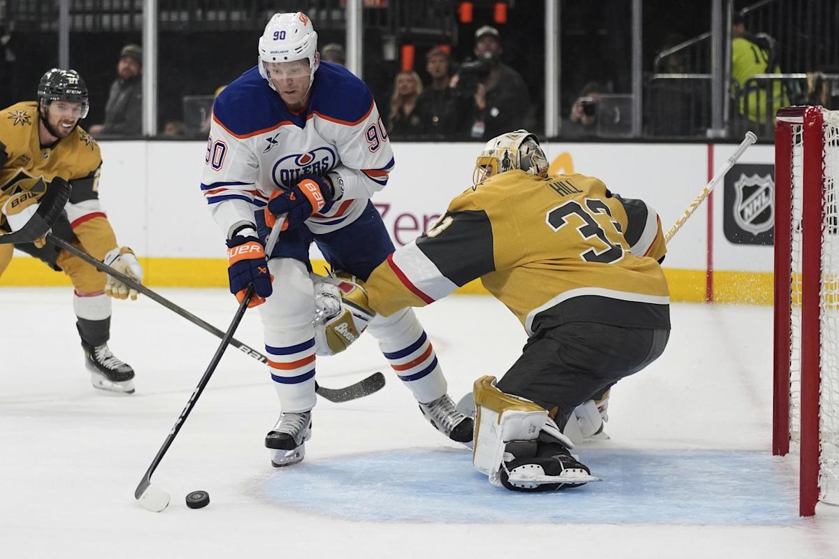 Oilers want to back up one road win with another in series against Golden Knights