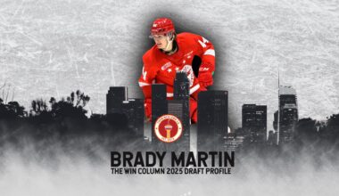 Brady Martin NHL 2025 Draft Profile