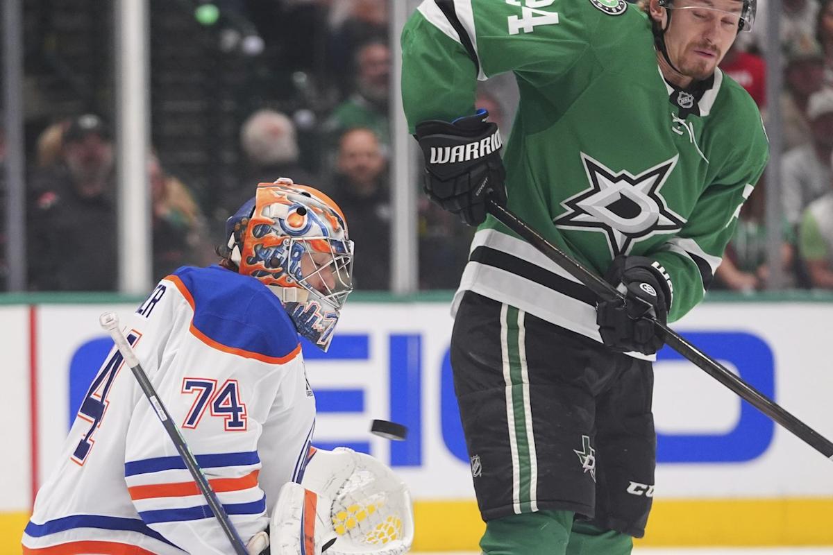Dallas Stars centre Roope Hintz misses Game 3 against Oilers with lower-body injury