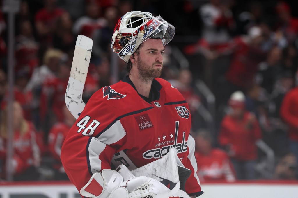 Logan Thompson and the Capitals trail 1-0 in the series.