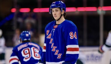 Top prospect Gabe Perreault reveals he's spending his offseason with former New York Rangers legend
