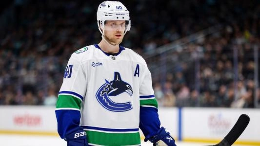 Vancouver Canucks forward Elias Pettersson. Vancouver Canucks forward Elias Pettersson.