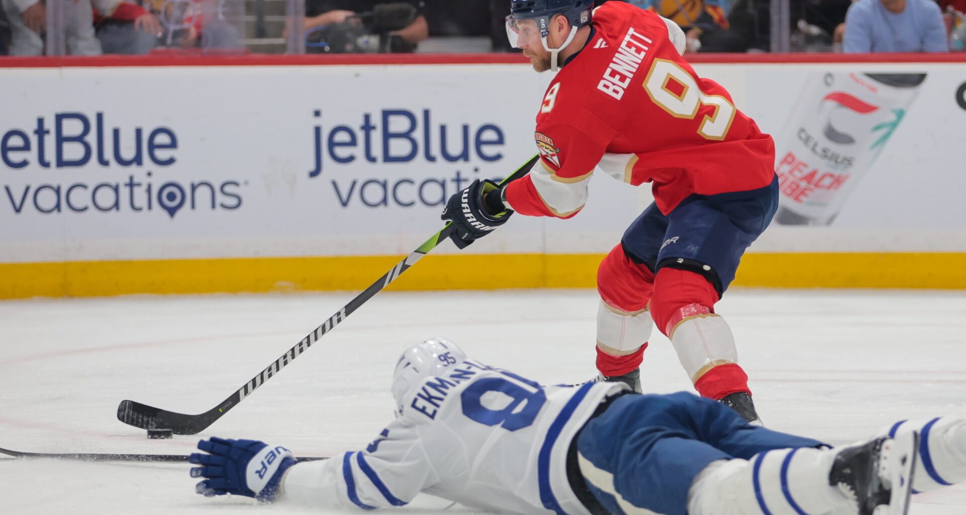 Panthers Forward Same Bennett Attempts to Injure Leafs Forward With Brutal Head Shot