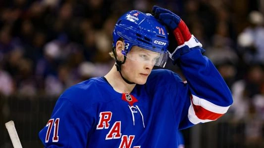 Juuso Parssinen with the Rangers