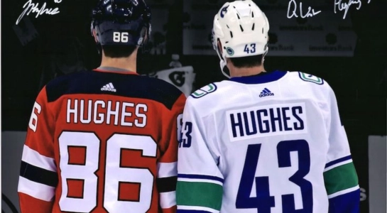 Brothers Jack and Quinn Hughes
